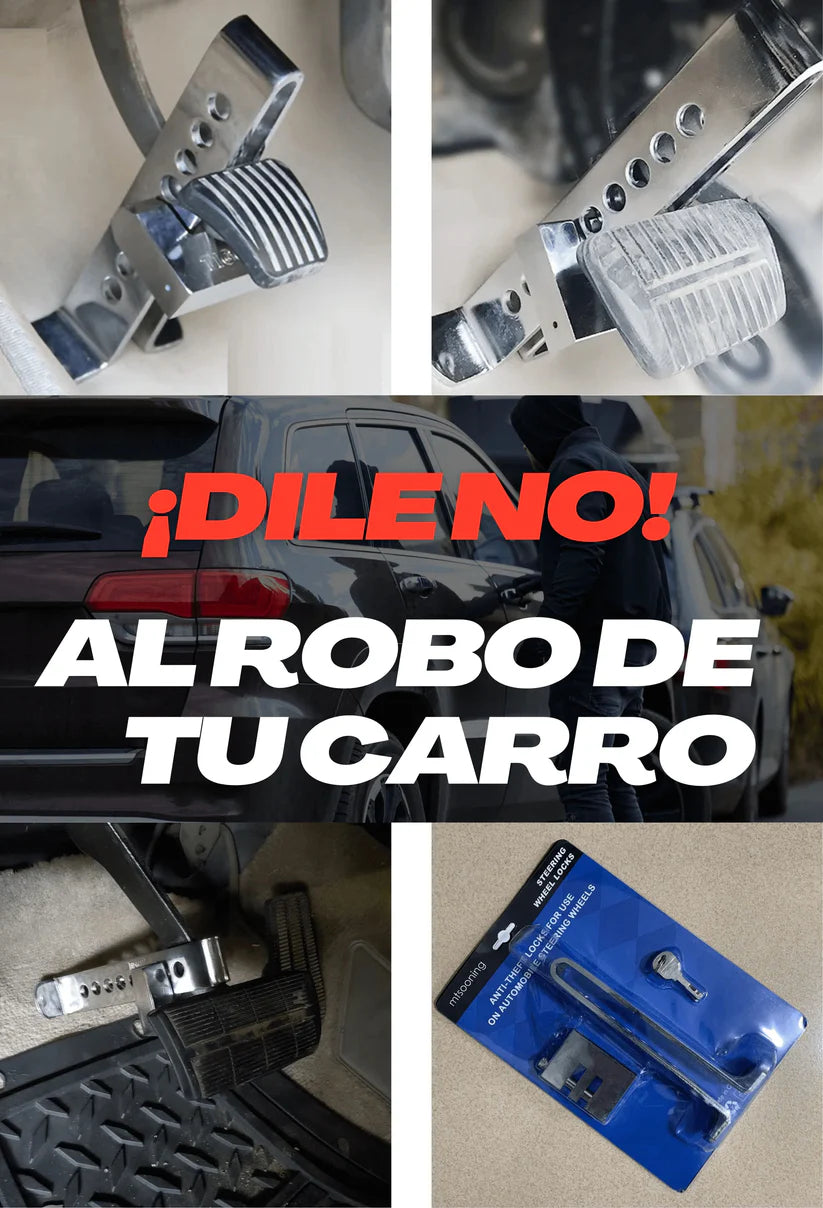 PROMOCIÓN 2X1 PEDAL ANTIRROBO PARA AUTOS - ENVIO GRATIS