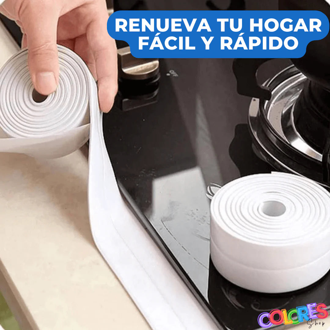 3X1 Cinta Selladora Impermeable para Baño y Cocina – Solución Rápida y Duradera contra Filtraciones y Moho