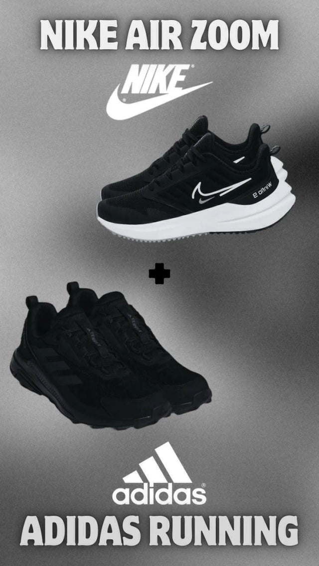 ¡PROMO 4X1! ZAPATILLAS NIKE AIRZOOM + ADIDAS RUNNING + CONJUNTO UNDER ARMOUR TÉRMICO DE REGALO!